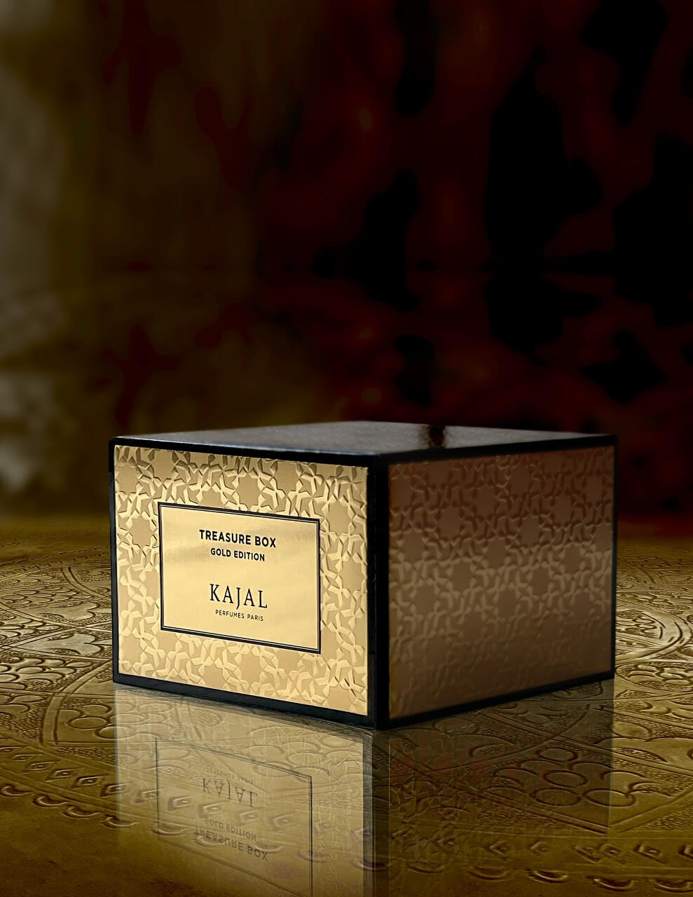 Kajal Treasure Box Gold Woman nišas smaržu komplekts, Villa Mode boutique Latvia