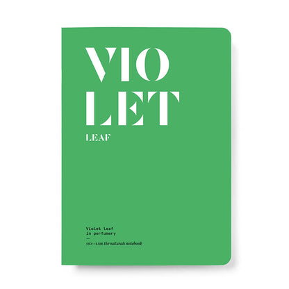 Violet leaf in perfumery. The naturals notebook. Book by Nez Editions. Villa Mode boutique.